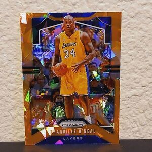 2019-20 PANINI PRIZM SHAQUILLE ONEAL ORANGE ICE PRIZM #11 LOS ANGELES LAKERS